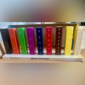 Colorful Fraction Stax Set Educational Tools